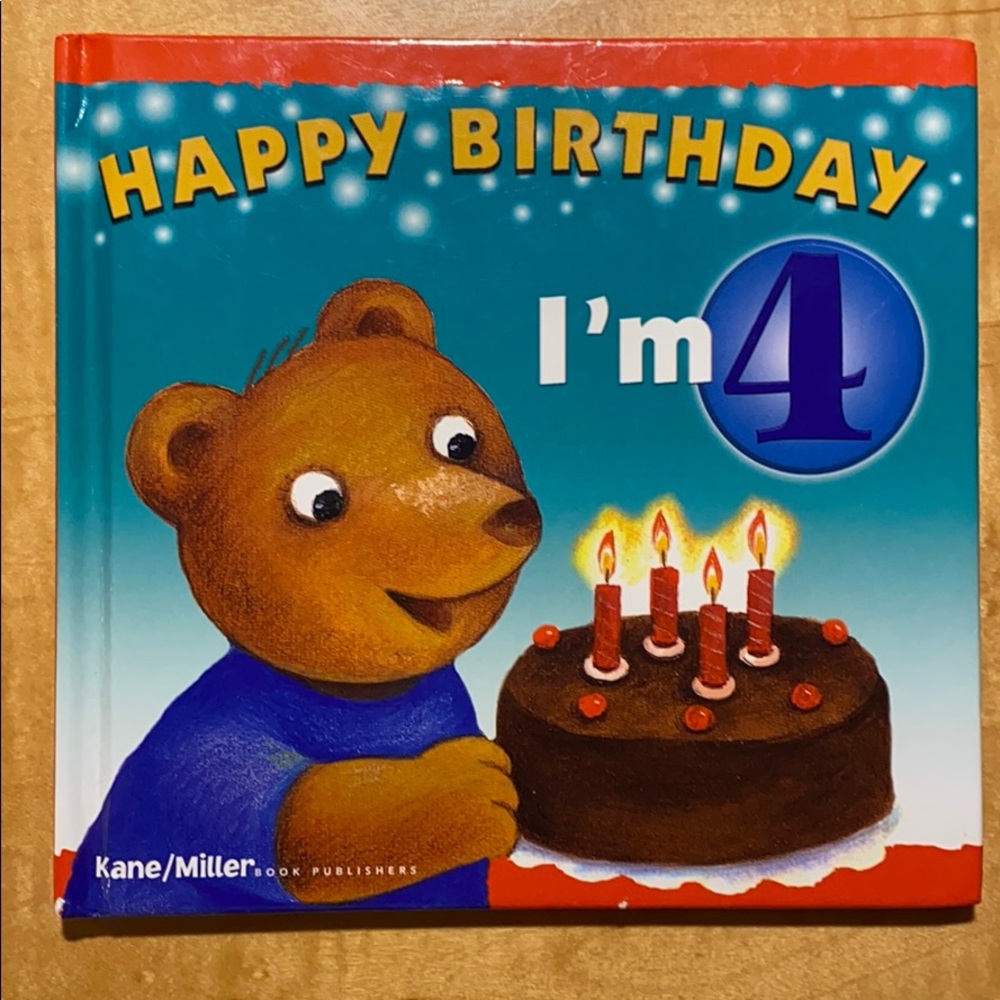 Kids keepsake birthday book